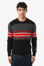 Givenchy Black/Red Wool Striped Sweater Size M Mens