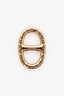 Hermès Gold Toned Mini 'Chaine d'Ancre Perforee' Twilly Ring