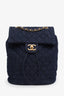 Pre-loved Chanel™ 2016 Blue Denim Small Urban Spirit Backpack
