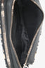 Christian Dior 2022 Black/Navy Oblique Jacquard Zipped Pouch Crossbody