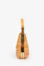 Dolce & Gabbana Amber Acrylic Glass 'Sicily' Box Bag with Faux Pearl Chain