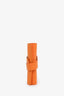 Bvlgari Orange Leather Watch Travel Case