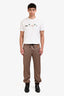 Gucci x Disney Brown Mickey Mouse Print Drawstring Jogger Pants Size S Men's