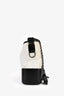 Pre-loved Chanel™ 2018 Black/White Calfskin Medium 'Gabrielle' Bag