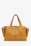 Celine Yellow Leather Medium Trifold Bag