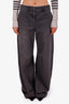 Entire Studios Grey Ultra Wide Jeans Size S