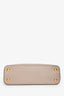 Louis Vuitton Galet Grey Taurillon Leather Capucines BB with Strap