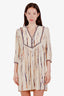 Ba&sh Ivory/Purple/Orange Tie-Dye Babydoll Dress Size M