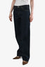 Aflalo Dark Blue Denim High Rise Straight Leg Jeans Size 26