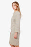 Pre-loved Chanel™ 2011 Runway Multicolour Tweed Sequin Jacket with Midi Skirt Set Size 42 40