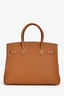 Hermès 2014 Gold Epsom Leather Birkin 30 GHW