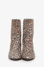 Stuart Weitzman Leopard Print Pony Hair Ankle Boots Size 9