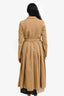 Dries Van Noten Khaki Cotton Belted Coat Size 38