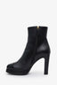 Pre-loved Chanel™ Black Interlocking CC Logo Boots Size 38C