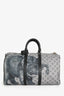 Louis Vuitton x Chapman Brothers 2017 Grey/Blue Savane Monogram Keepall Bandoulière 45