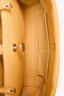 Loro Piana Yellow Leather Soft Cluisee Top Handle with Strap