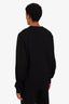 Balmain Black Cotton Logo Crewneck Size L Mens