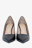 Stuart Weitzman Black Leather Pointed Toe Heels Size 6