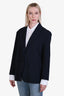 Max Mara Weekend Navy Wool Blazer Size 34