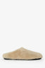 Prada Cream Shearling Mules Size 39