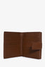 Saint Laurent Vintage Brown Leather Y Ligne Tri-Fold Wallet