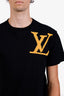 Louis Vuitton Black Cotton Logo T-Shirt Size M Mens