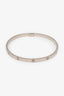 Cartier 18K White Gold Small Model Love Bracelet Size 20
