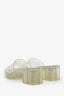 Gucci Clear Transparent PVC Slide Sandals Size 39