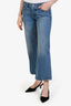Frame x Amelia Grey Light Blue Wide Leg Jeans Size 26