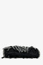 Stella McCartney Black Faux Leather Studded Fringe Mini Falabella Tote Bag