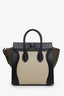 Celine Tri Colour Leather Mini Luggage Tote