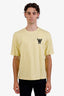Hermès Yellow Cotton Logo T-Shirt Size S Mens