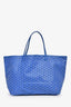 Goyard Sky Blue Goyardine Canvas Saint Louis GM Tote