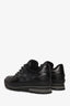 Louis Vuitton Black Leather Canvas Damier Graphite Sneakers Size 7 Mens