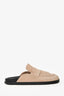 Hermès Brown Suede 'Go' Slip-On Mules Size 38