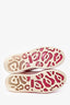 Alexander McQueen White/Pink Platform Sneakers Size 36.5