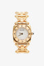 Gucci Gold Tone Stainless Steel 6400 Series 22 MM Quartz Mother of Pearl Dial Watch