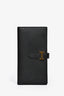 Portefeuille long à deux volets Hermès Bearn noir