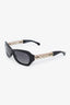 Pre-loved Chanel™ Black/Pink Tweed Detailed 'CH5537' Sunglasses