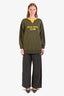 Acne Studios Washed Grey Cotton Wide Leg Sweatpants Size XS