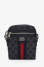 Balenciaga X Gucci Black The Hacker Project BB Supreme Canvas Mini Crossbody Bag