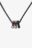 Louis Vuitton Three-Tone Monogram Bold Pendant Necklace