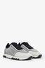 Hermès Black/White Mesh & Leather Addict Sneakers Estimated Size 41