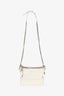 Pre-loved Chanel™ 2018 White Quilted Leather 'Gabrielle' Hobo Bag