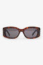 Celine Tortoise Frame Triomphe Rectangular Sunglasses