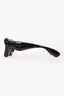 Loewe Brown Tortoise Curvy Cat Eye Sunglasses