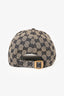 Gucci Grey/Navy GG Monogram Web Baseball Cap Size L