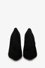 House Of CB Black Suede Sheer Swiss Dot Tulle 'Aurelia' Heels Size 38