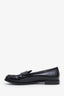Prada Black Patent Leather Penny Loafers Size 36.5