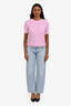 Agolde Light Blue Cut Out Waist Jeans Size 25